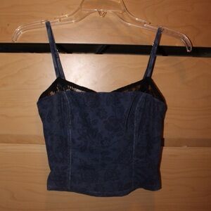 Edikted Black Sleeveless Crop Camisole